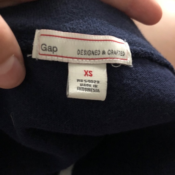 Gap midi blue and white striped skirt. - Picture 2 of 2